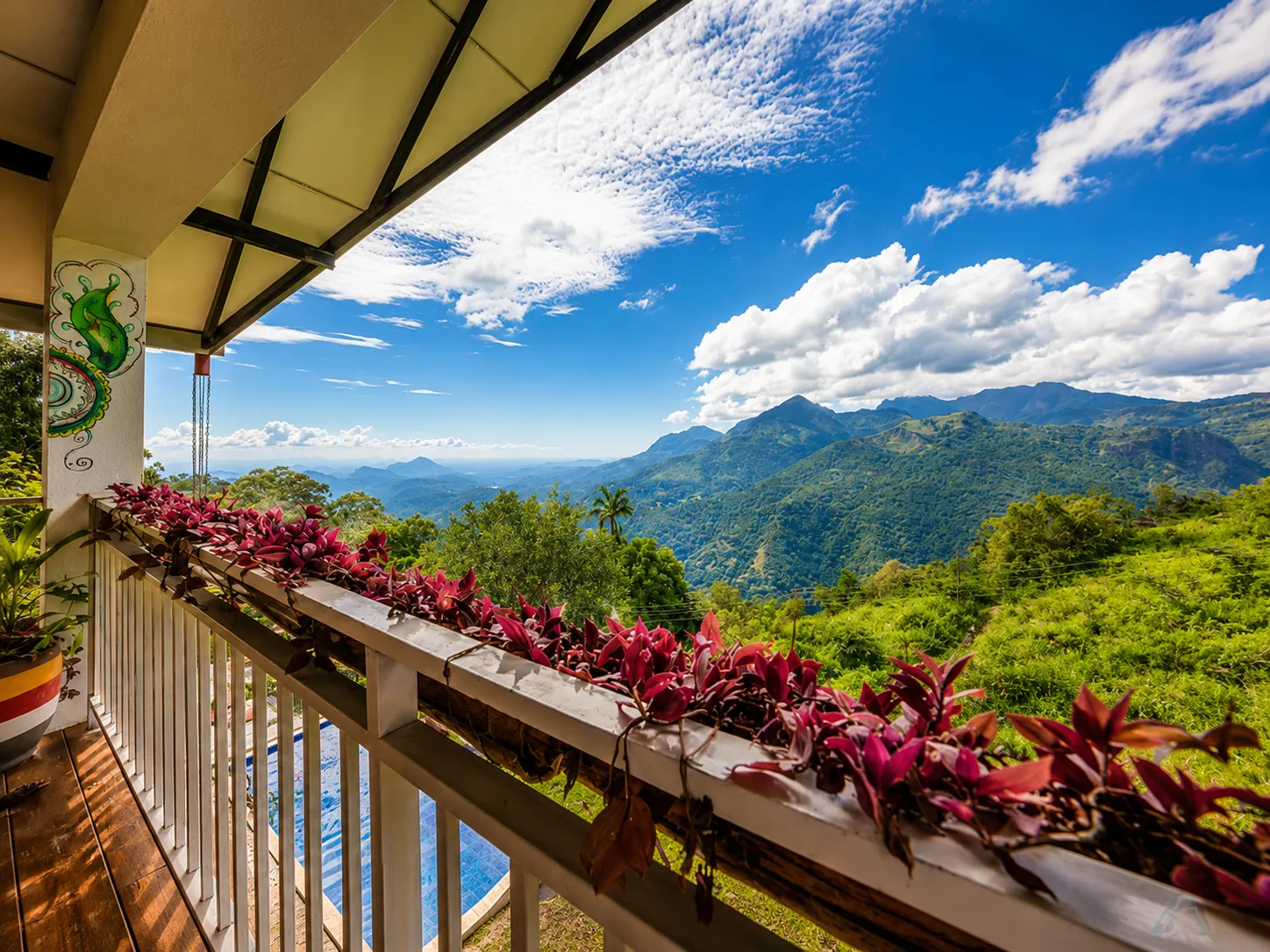 Balcony mountain view